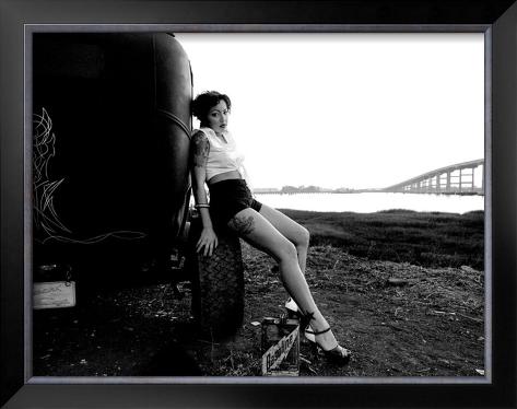 PinUp Girl Rat Rod Framed Giclee Print Don't see what you like