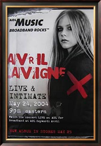 Avril Lavigne Live Intimate Framed Poster Don 39t see what you like