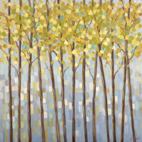 Glistening Tree Tops Art Print