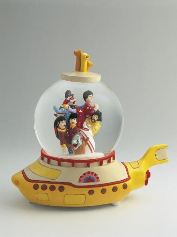 figurines of the beatles band in a snow globe photographic figurines of the beatles band in a snow globe photographic