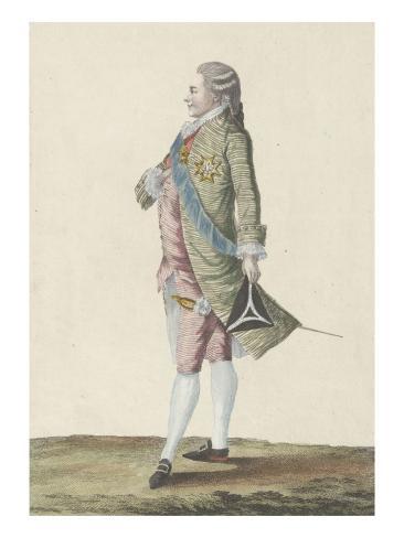 Costume de l'�poque de Louis XVI, seigneur de la cour portant un habit de Printemps Other