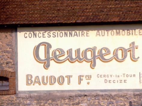 Peugeot Advertising from the Late 1930S Photographic Print