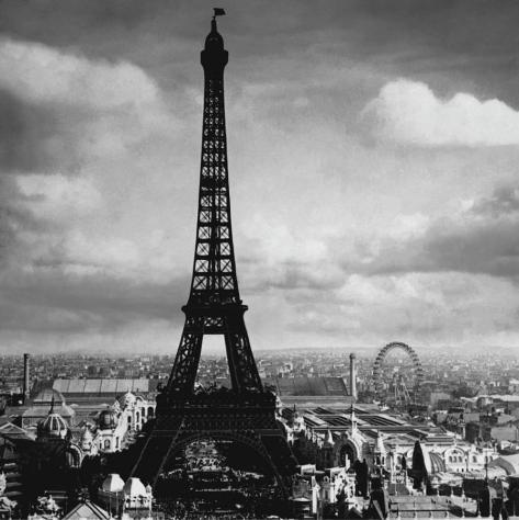 The Eiffel Tower, Paris France, c.1897 Art Print