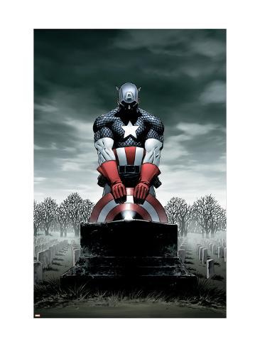 Captain America No.4 Cover: Captain America Prints by Steve Epting 