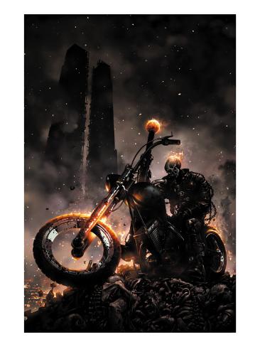 Ghost Rider #6 Cover: Ghost Rider Premium Poster