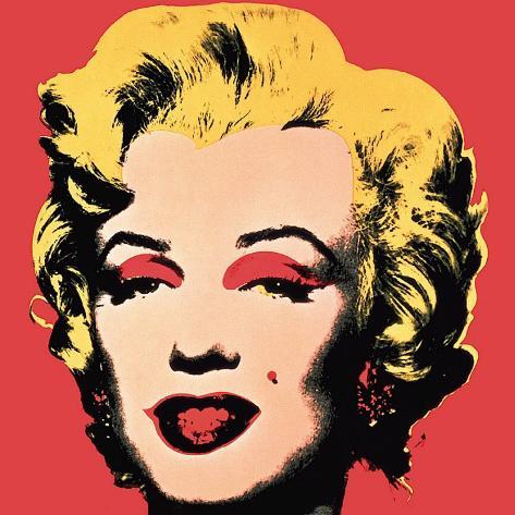 Marilyn 1967 On Red Print by Andy Warhol at AllPosterscom