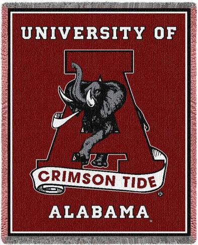 University of Alabama, Crimson Tide Throw Blanket