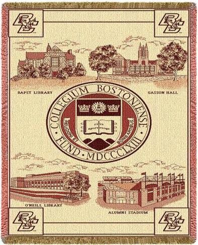 Boston College Eagles Micro Raschel 50 x 60 Team Blanket ...