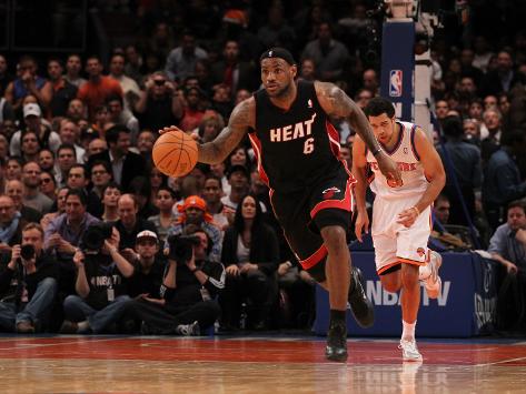 Miami Heat Knicks on Miami Heat V New York Knicks  Lebron James And Landry Fields