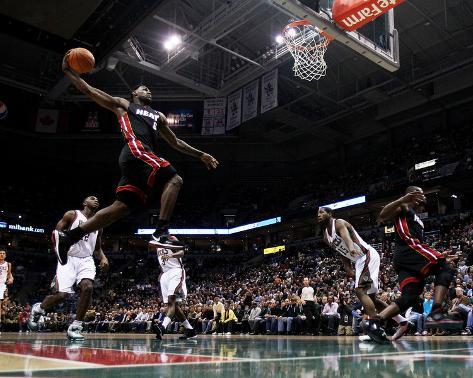 Lebron Miami Heat on Miami Heat V Milwaukee Bucks  Lebron James Photographic Print By