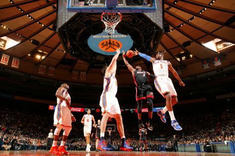 Miami Heat Knicks on Miami Heat V New York Knicks Amar E Stoudemire And Dwyane Wade