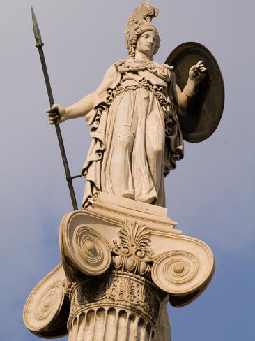 Don Wood Athens >> A Statue of Athena on a Column Outside the Academy of ... Don Wood Athens >> A Statue of Athena on a Column Outside the Academy of ...