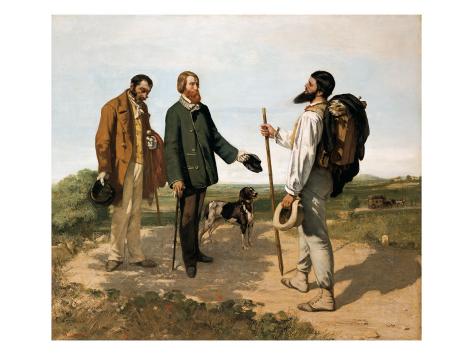 La rencontre monsieur courbet