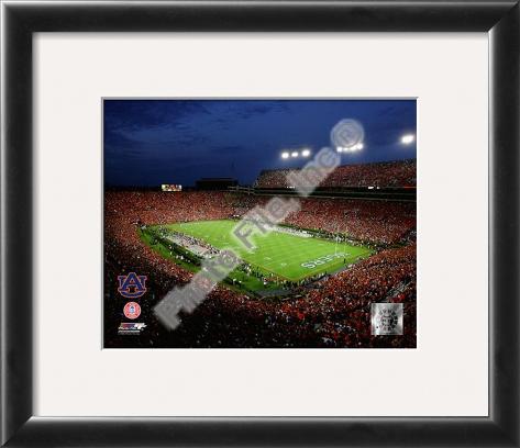 Jordan Hare Stadium Auburn Univeristy Tigers 2008 Framed Photographic Print