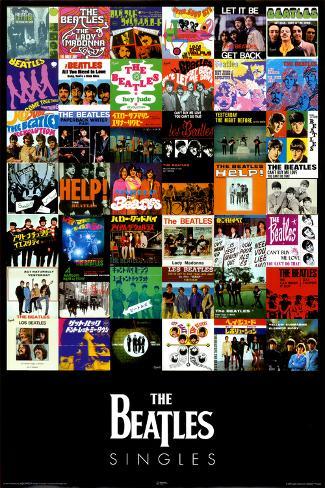 Beatles - Singles Poster