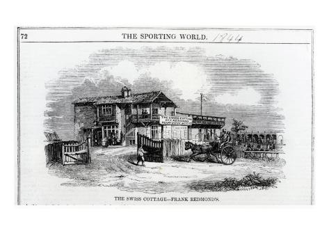 The Swiss Cottage, Illustration from 'The Sporting World', 1844 Giclee Print