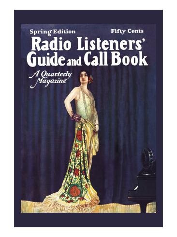 Radio Listeners' Guide and Call Book, Spring Edition Wall Decal