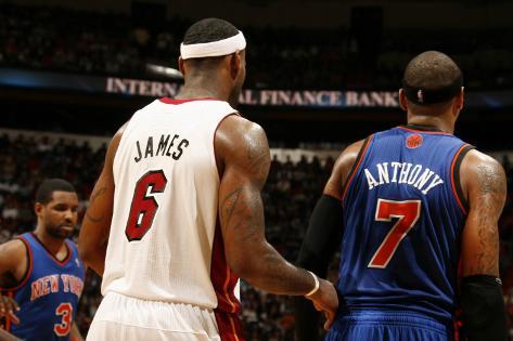 Miami Heat  York Knicks on New York Knicks V Miami Heat  Miami   February 27  Lebron James And