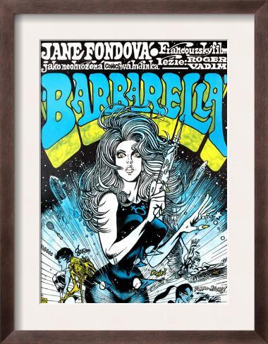 Barbarella Jane Fonda 1968 Framed Art Print Don't see what you like