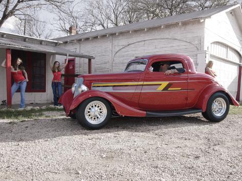 Billy F Gibbons ZZ Top Car Photographic Print Don't see what you like