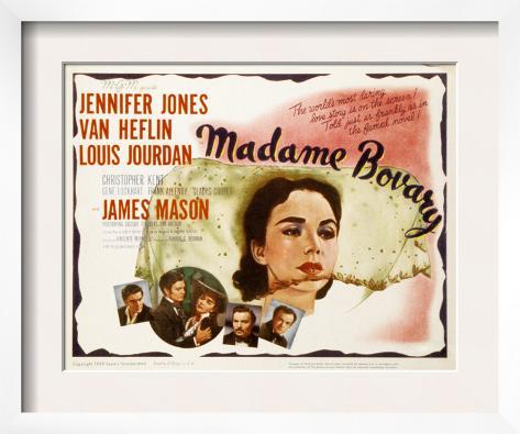 Madame Bovary Jennifer Jones James Mason Louis Jourdan 1949 Framed Art 