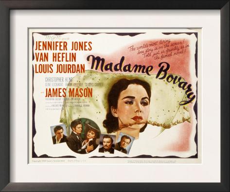 Madame Bovary Jennifer Jones James Mason Louis Jourdan 1949 Framed Art 