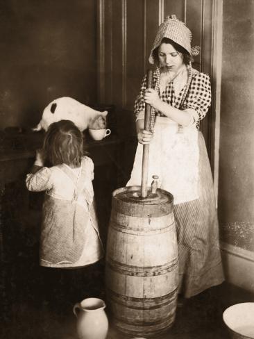 Churning Butter With Kids