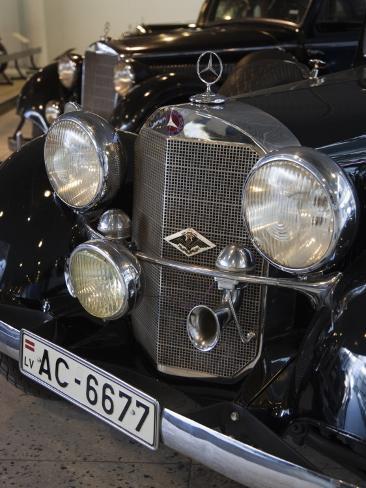 1930sEra Mercedes Cars Riga Motor Museum Riga Latvia Photographic Print