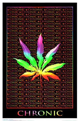 Chronic Rainbow Blacklight Poster Chronic Rainbow Blacklight Poster