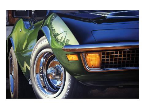 Corvette 1970 in St Louis Premium Giclee Print Don't see what you like