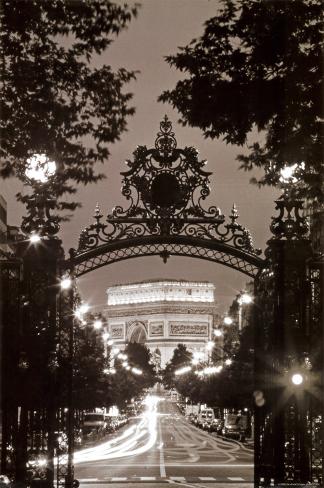 Arc de Triomphe, Paris, France Poster