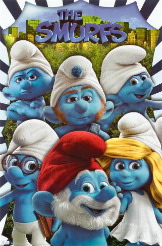 The Smurfs Movie - Group Poster