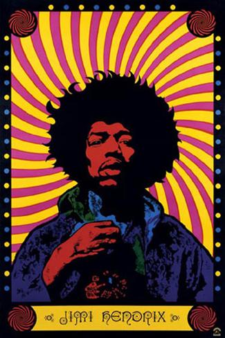 Jimi Hendrix 11x17cm Poster