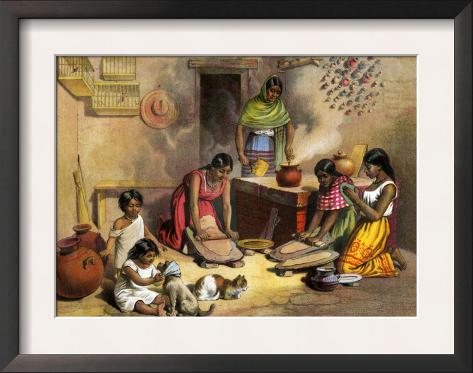Woman Making Tortillas