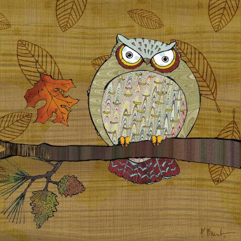Awesome Owls III Art Print