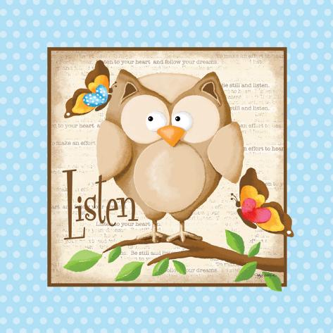 Listen Art Print