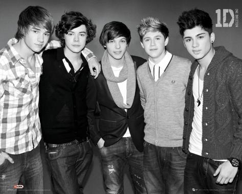  Direction Posters on One Direction   B   W Mini Poster