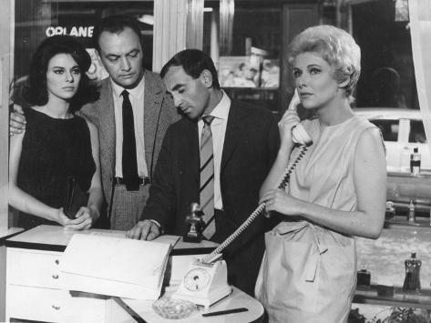 Charles Aznavour Giovanna Ralli Raymond Pellegrin and Danielle Godet Charles Aznavour Giovanna Ralli Raymond Pellegrin and Danielle Godet