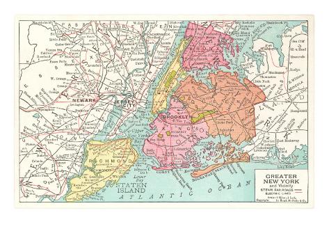 map of greater new york map of greater new york city prints allposters co uk map of greater new york map of greater new york city prints allposters co uk