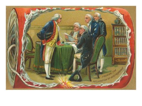 The committee of five appointed to draft the document