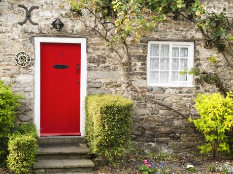 Traditional Cottage in West Lulworth, Dorset, UK Photographic Print