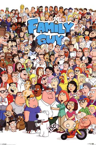 Family Guy Characters Prints at AllPosters.com