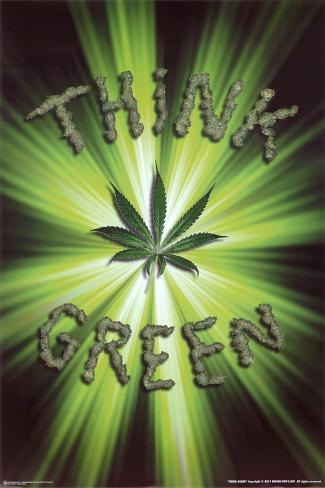 Think Green Poster
