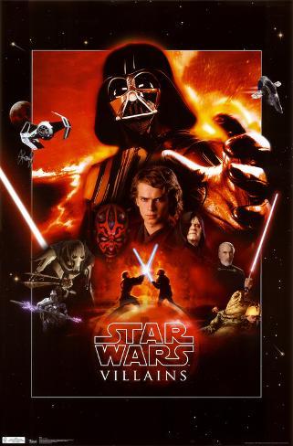 Star Wars Posters on Star Wars     Villians Posters At Allposters Com