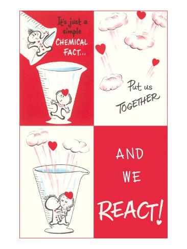 chemical reactions poster