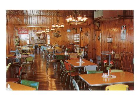 Coffee Shop House on Interior  Roadside Retro Coffee Shop Prints At Allposters Com