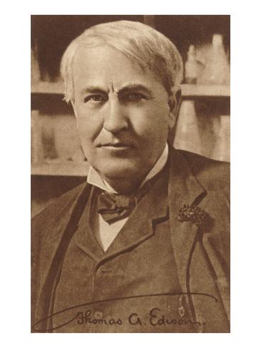 Thomas Edison Poster