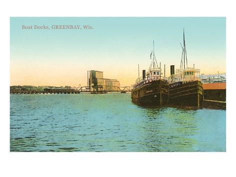 Boat Docks, Green Bay, Wisconsin Prints at AllPosters.com