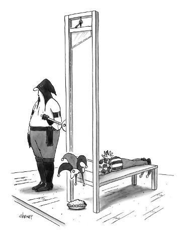 The Guillotine Cartoon