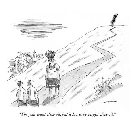 Olive Oil Cartoon